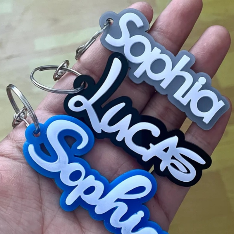 

Personalized Keychain - Unique Name Tag For Car, License & Engraved - For Graduation, Christmas & Halloween