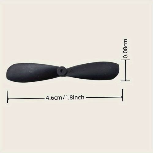 10 pairs of ab micro 45mm propeller technical creative airplane propellers rc glider 614 motor special nylon propeller blade shaft 0 8mm