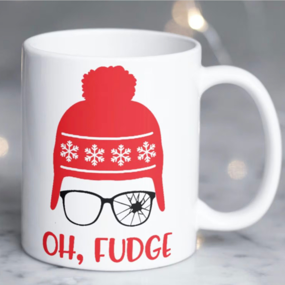 

1pc Funny Mug, Stating "oh,