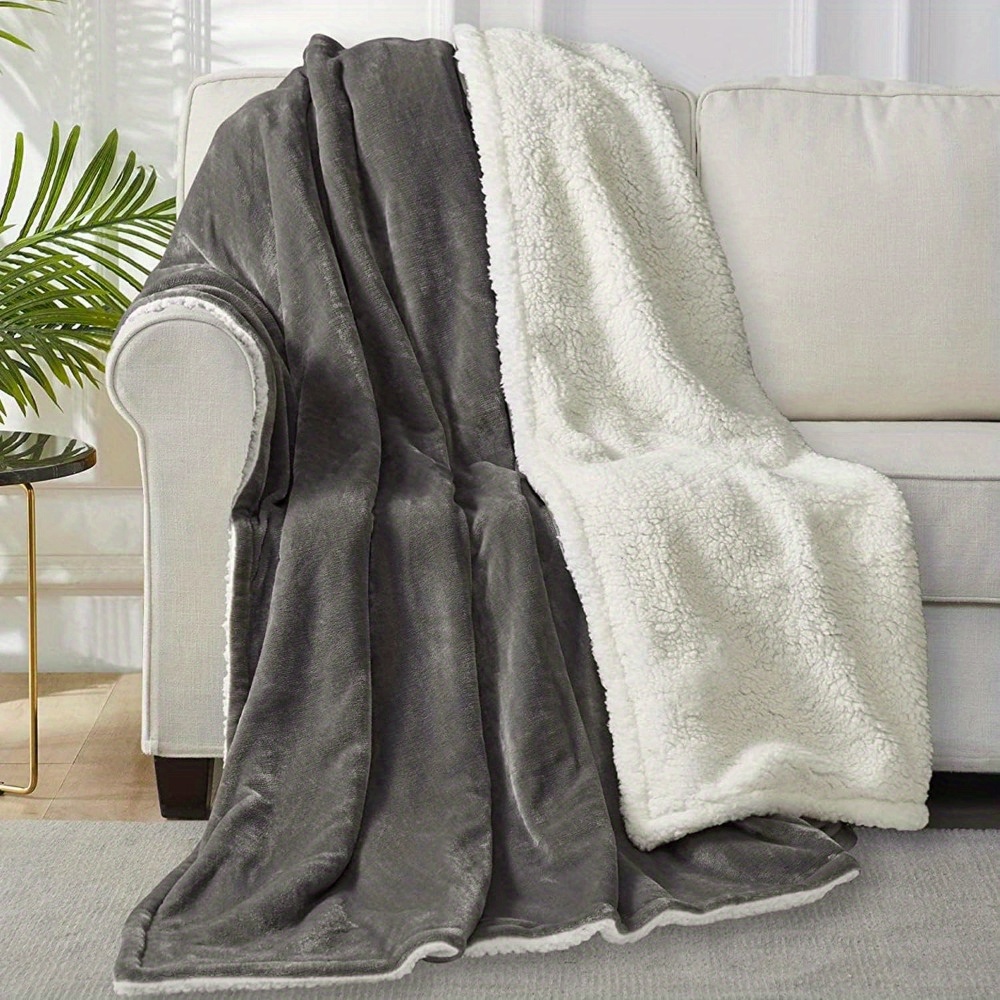 

1pc, Soft And Warm Sofa Blanket Fleece Blankets Used As Bed Blankets Sofa Blankets And Bedspreads