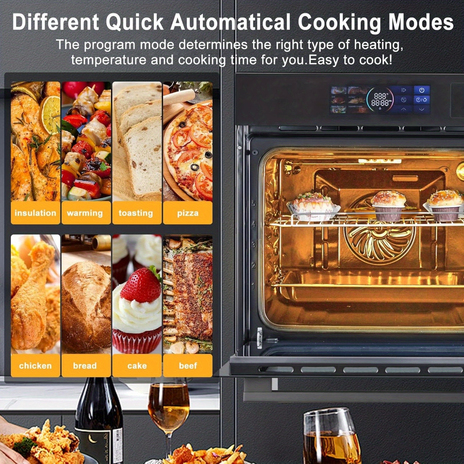 oven built in electric ovens steam grill Temu