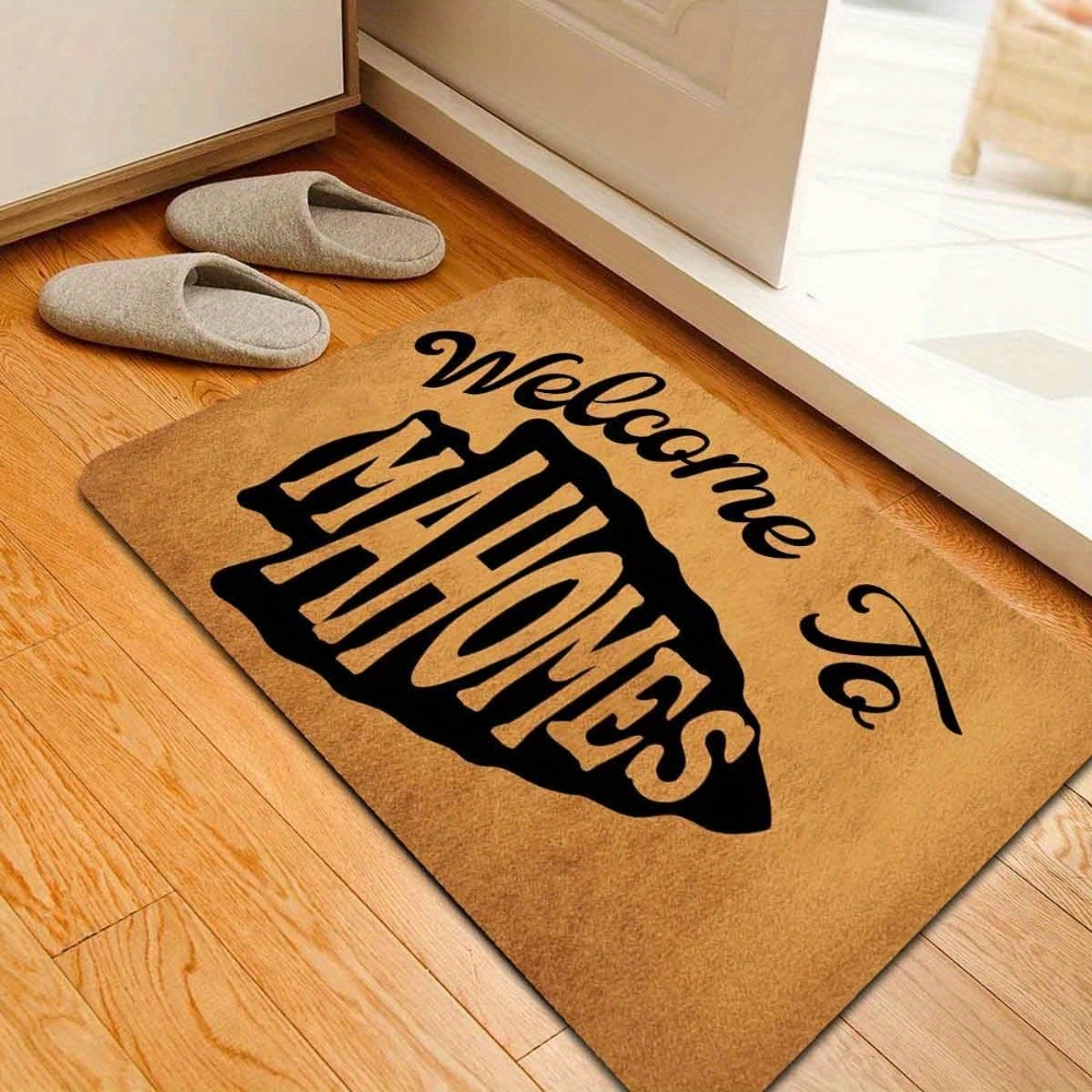 

24"x 16" Funny Welcome Doormat Home Decor Rugs With Rubber Back Welcome To Doormat For Entrance Way Indoor Front Porch Mats Front Door Kitchen Mats