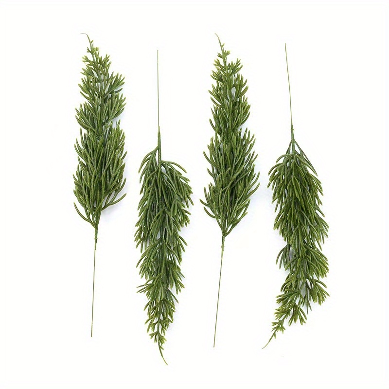 

Artificial Greenery - 12/24pcs Plastic For Home Decor, Tabletop Placement, Christmas & 's Day Decoration, Graduation Event Accents - No Container Included