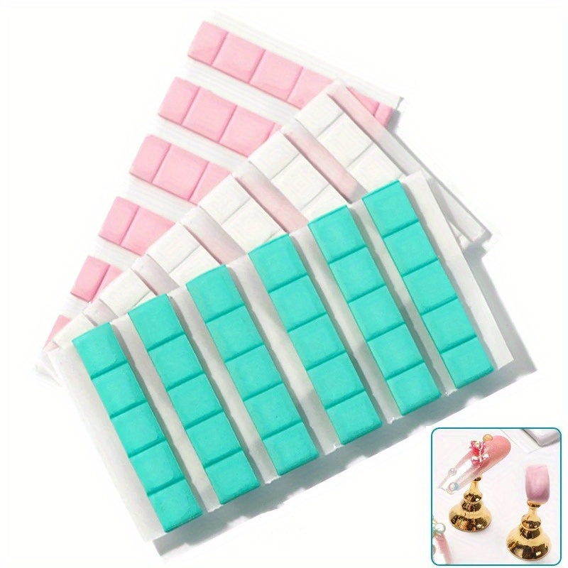 

Reusable Adhesive Putty For Manicure Practice - Hypoallergenic Nail Holder Stand For Press-on Tips & Polish Display - Nail Art Tool Accessories