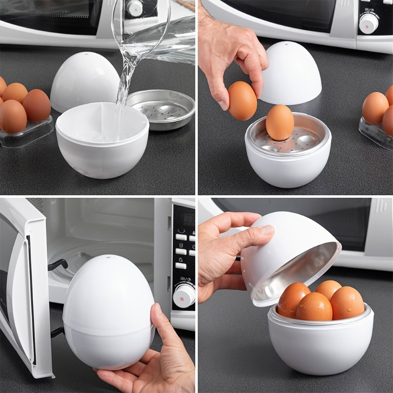 

- 4-egg Microwave Cooker - , For & - Countertop