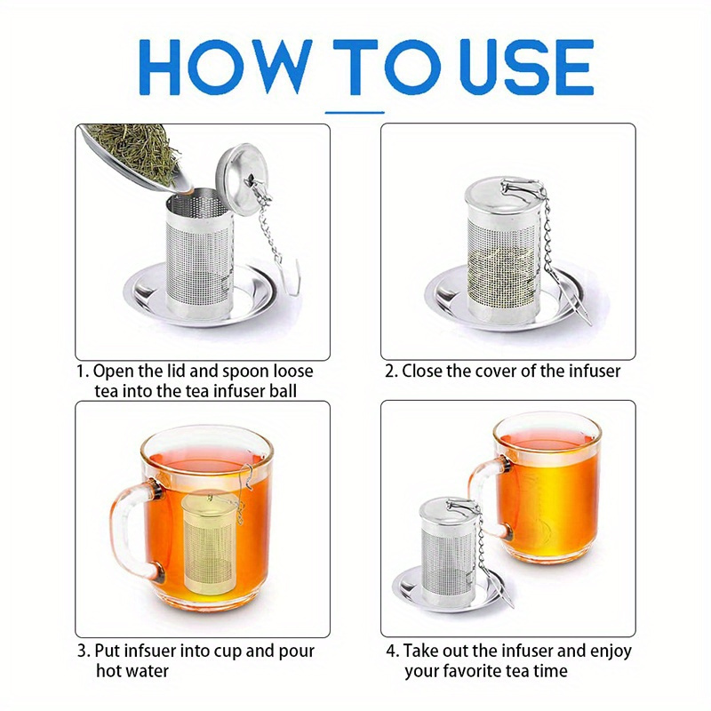 mini tea infuser tea strainer 304 stainless steel tea strainer tea strainer for household use details 2