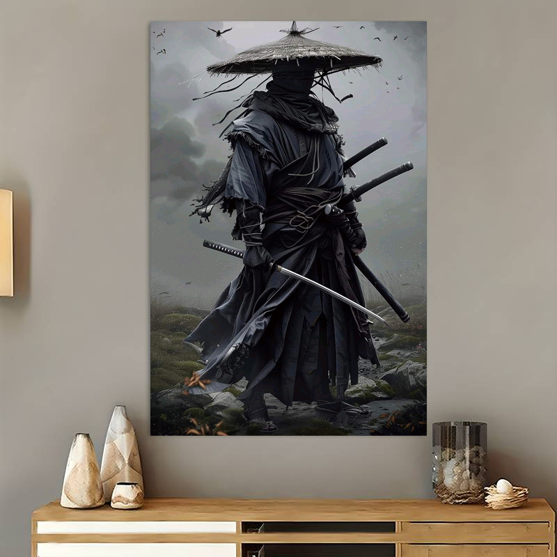 

Warrior Canvas Print - Traditional Asian For Living Room, Study, Or Office Decor