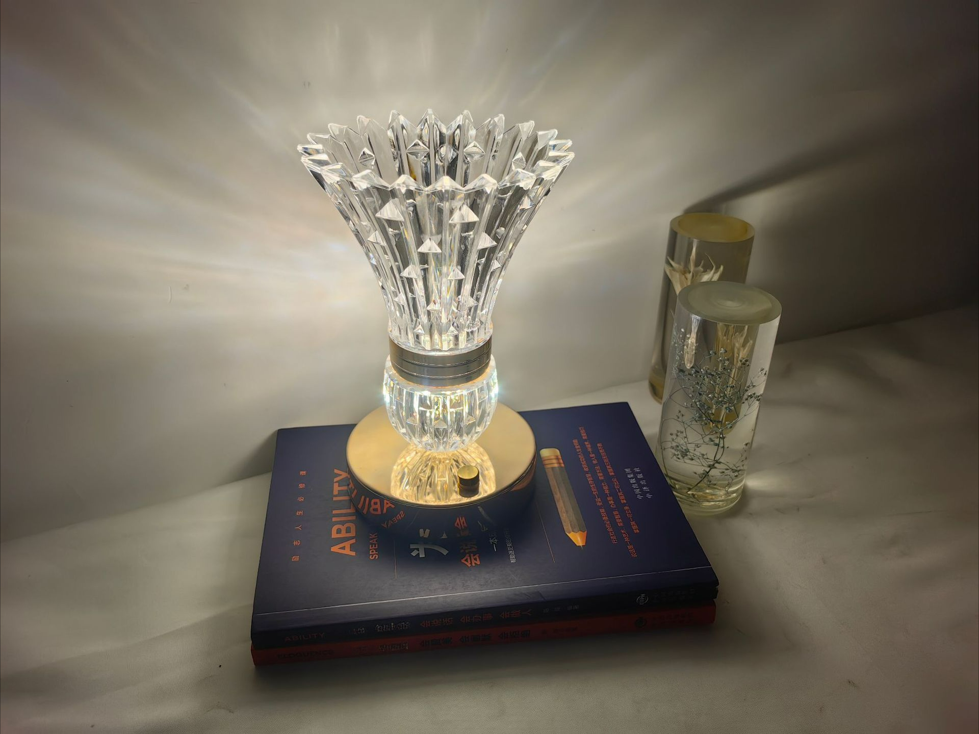 dimmable vase led s usb rechargeable battery controlled pp 1pc details 2