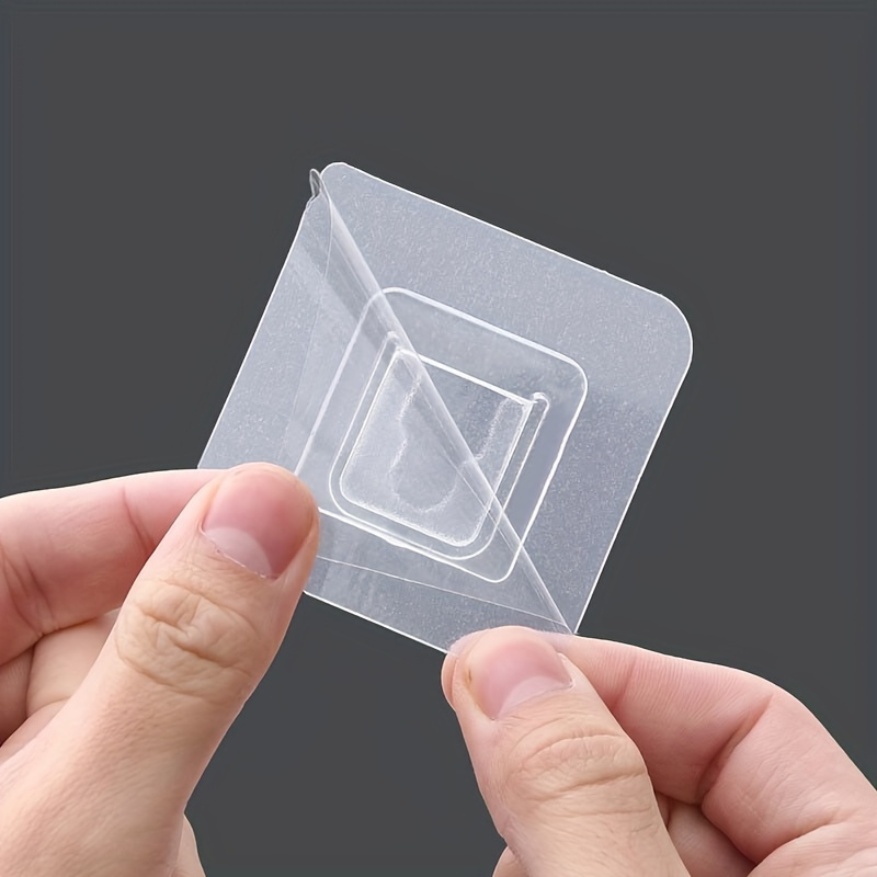 1/3/5 Pairs Strong Adhesive Hooks, No Traces, Mother Buckles, No Punching, Multi-functional, Waterproof, for Bathroom, Kitchen, Home, Wall Hanging, Mobile Adhesive Hooks, Utility Hooks