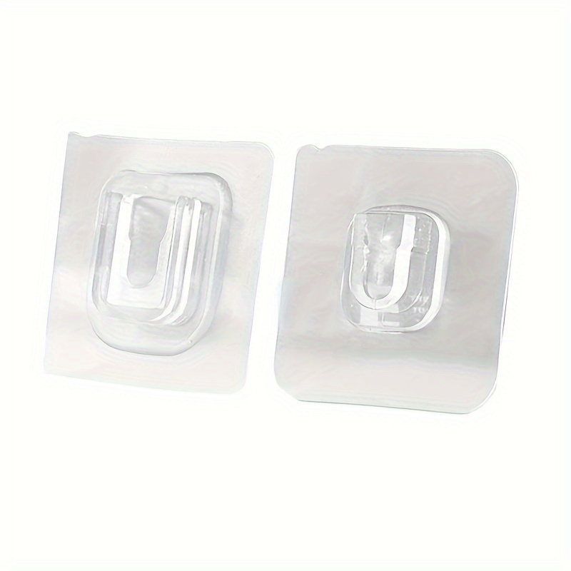 1/3/5 Pairs Strong Adhesive Hooks, No , Mother Buckles, No Punching, Multi-functional, Waterproof, For Bathroom, Kitchen, Home, Wall Hanging, Mobile Adhesive Hooks, Utility Hooks