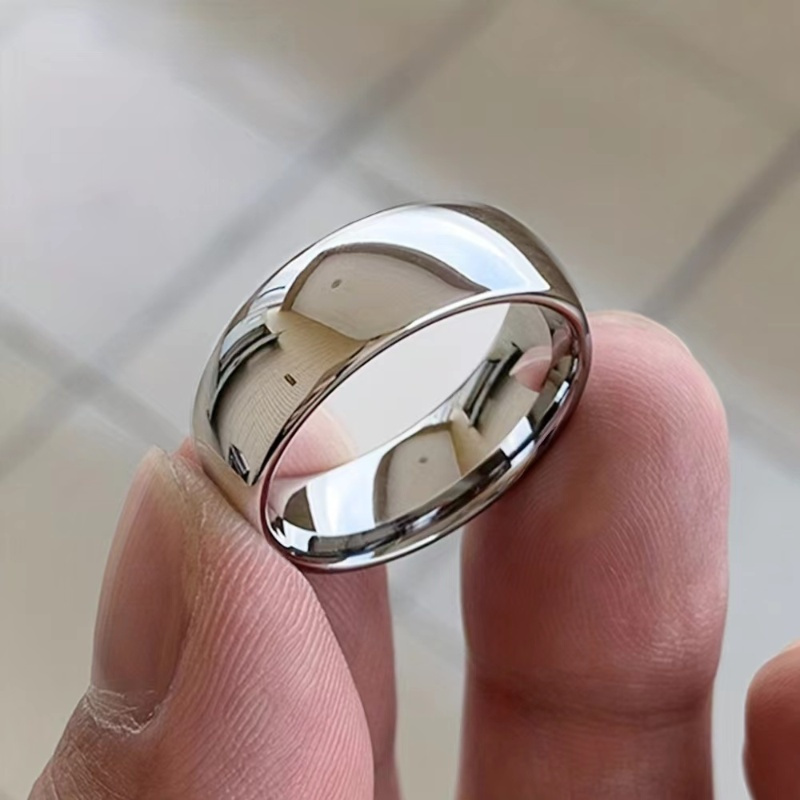 

Classic Stainless Ring, , Elegant Unisex Jewelry Gift For Wedding And Anniversary