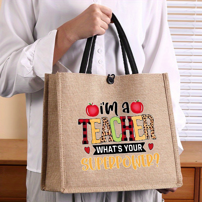 

Teacher Tote Bag Lining, , - & Spacious Women's For , , & Shopping And Unique