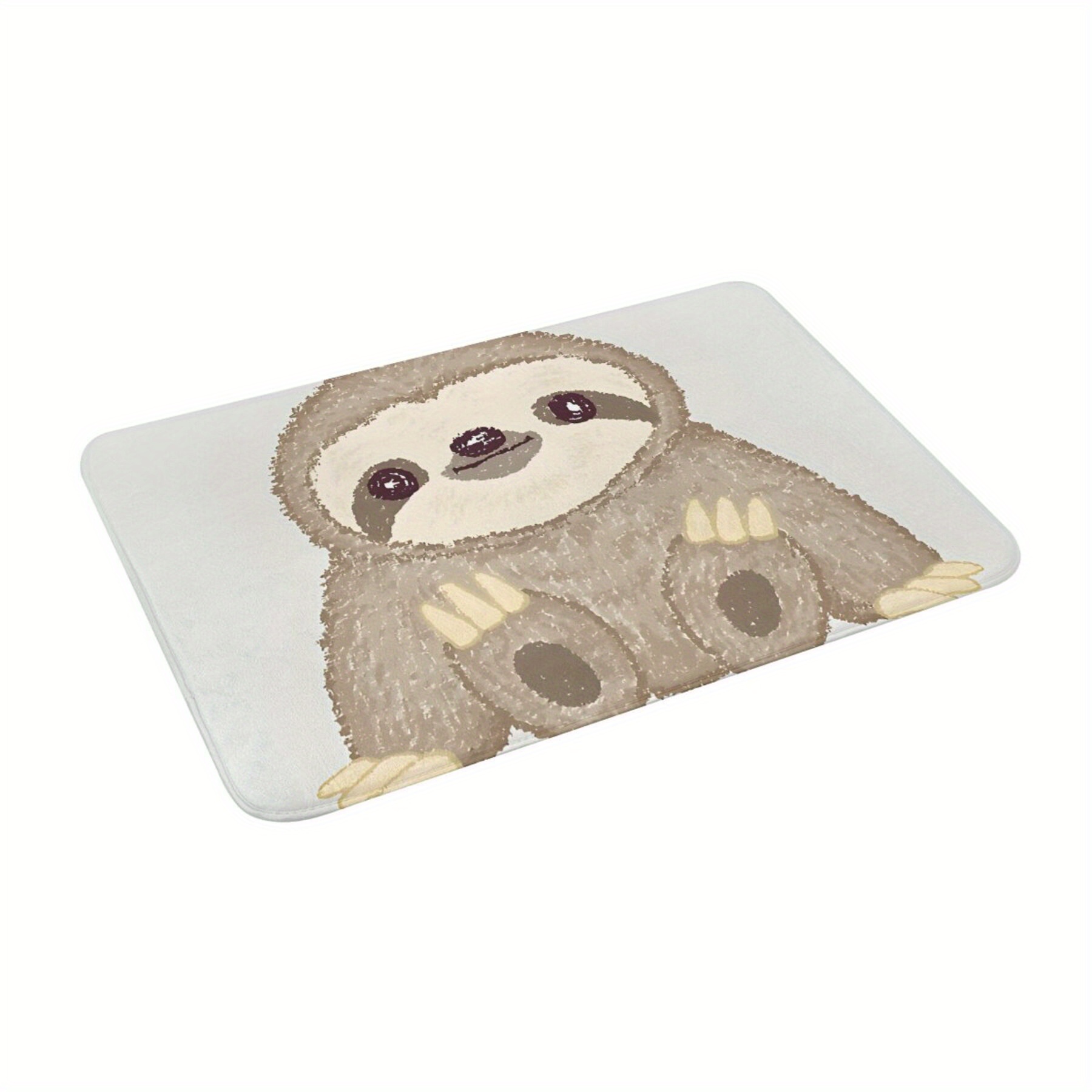 

1pc Sloth Bathroom Mat Doormat Living Room Carpet Balcony Rug Home Decoration