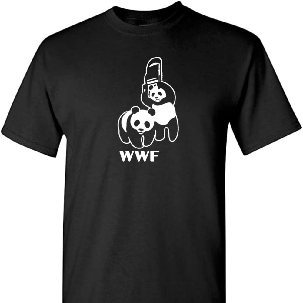 

Men's Wwf Wrestling T-shirt Black