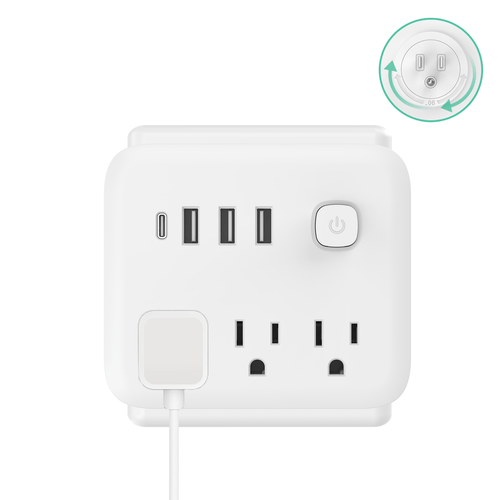 1 2 3pcs power strip with 3 usb 1 type c sockets traveling boats and