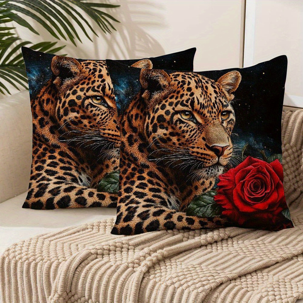 

& - Set Of 2, For Sofa And Bed Decor, Polyester ,