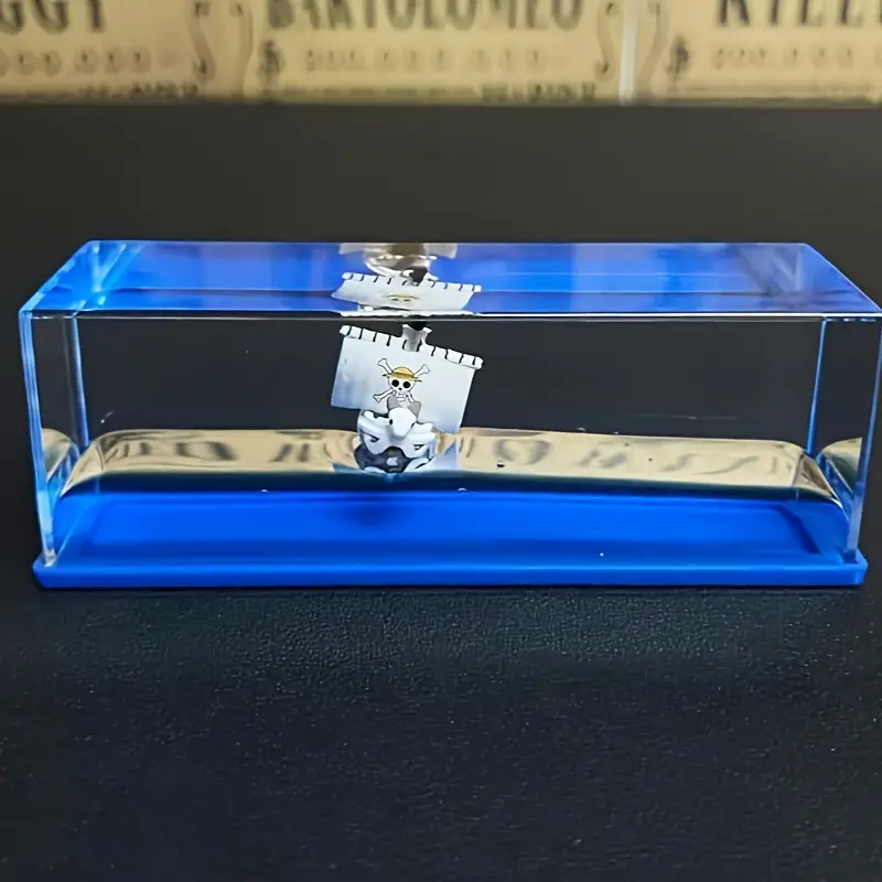 1件游轮液体漂流瓶,桌面装饰汽车挂饰,动态液体漂流船模型,礼品及收藏装饰品 详情 2