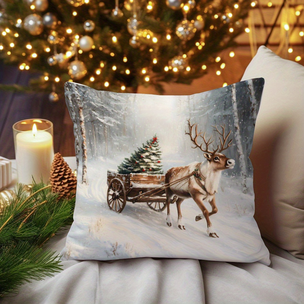 

& Christmas Tree - , Washable, For Sofa, Bed, Car, And Decor ( Not Included)