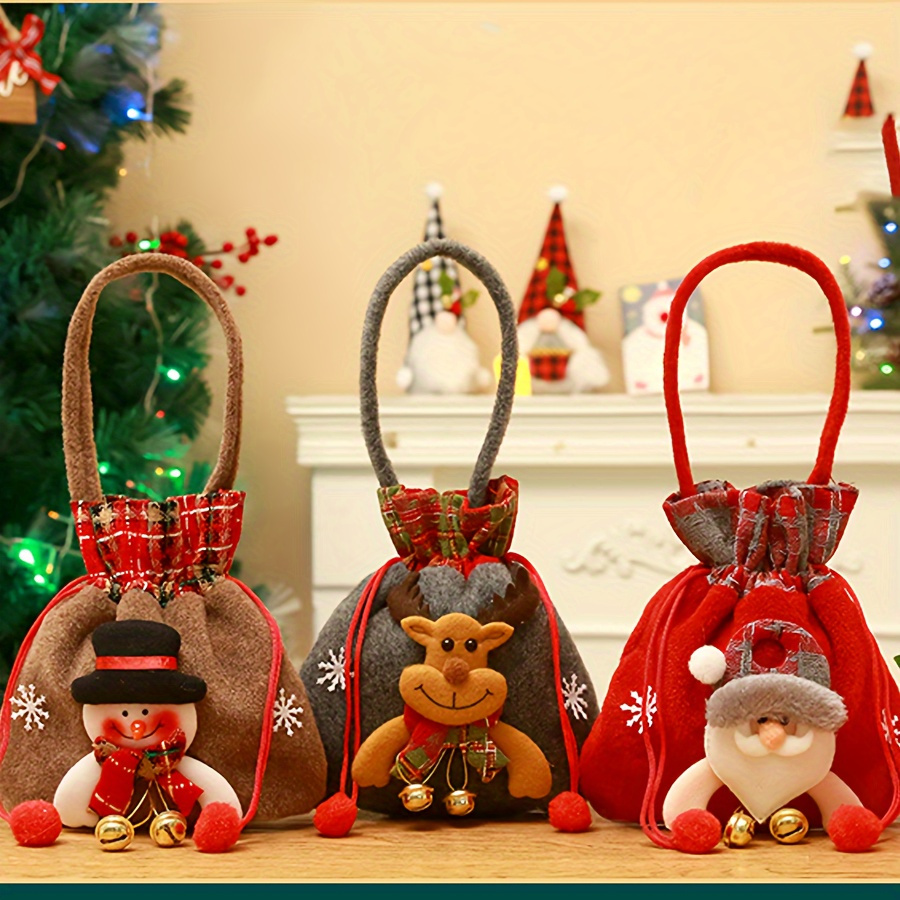

3 , Christmas Bag, Bag Decoration Bag, Christmas Eve Christmas Bag, Small , Bag, Christmas Decoration, , Shopping Bag, Bag, Bag,