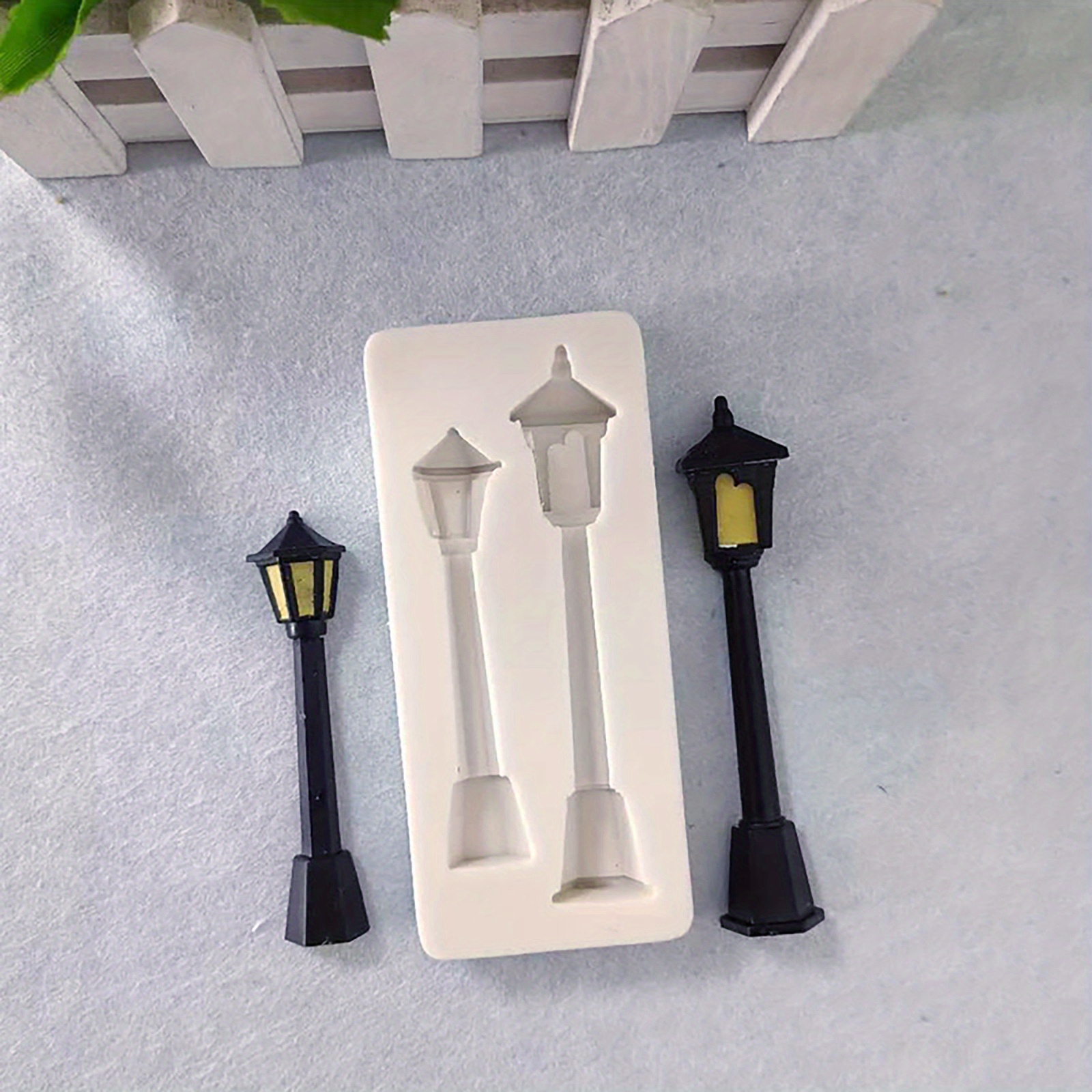 Image of Vintage Street Lamp Silicone Mold For Diy,, And - Versatile Craft Tool For Decorating &