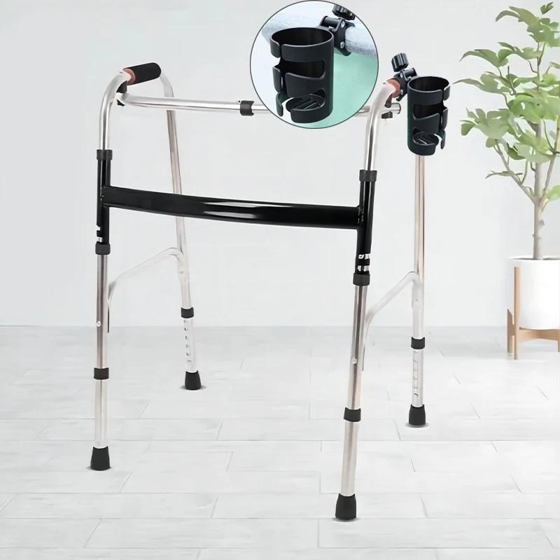 heavy duty cup holder with   rotating base and non slip suction mount portable drink holder suitable for walkers transport chairs and carts designed for one handed operation cup holder Product details 0