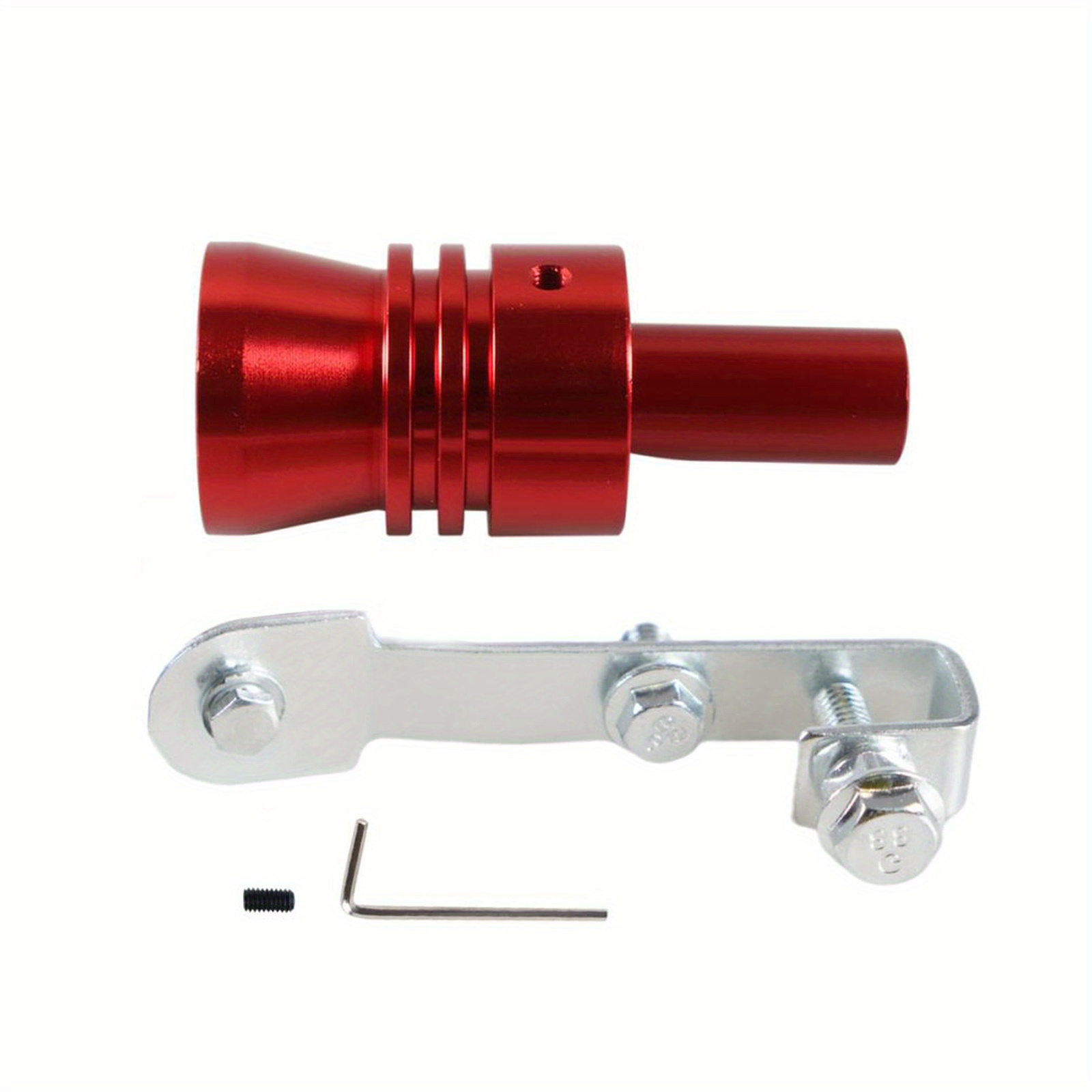 

Aluminum Muffler Tailpipe For Trucks, Motorcycles, , Bikes, And - Universal Fit, Xl Red (1/2/4pcs )