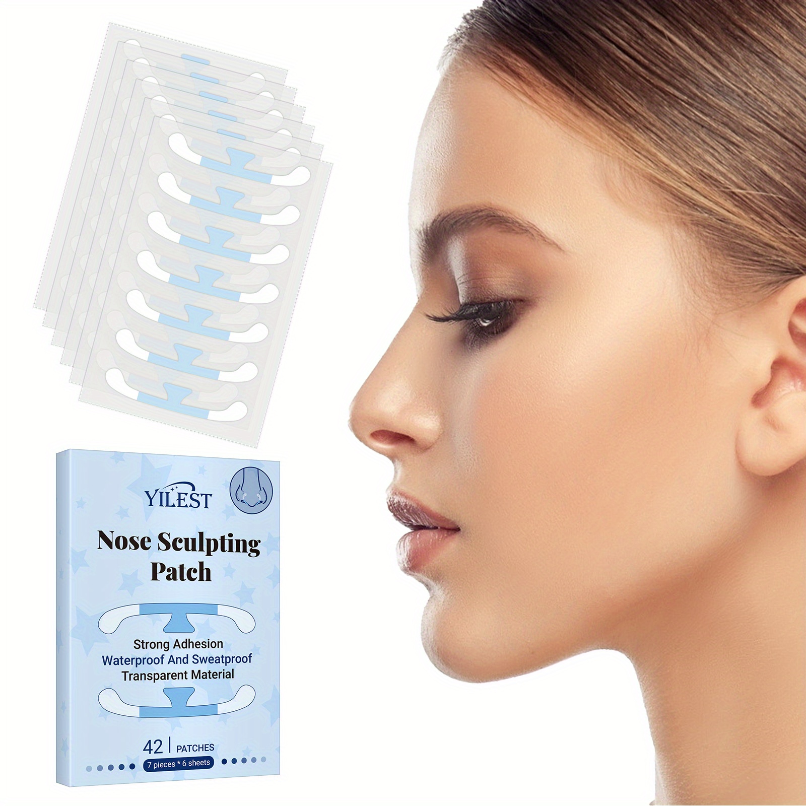 

Yilest 42 Patches Sculpting Shaping Strips - , , , And For , Enhancing , For Bridal Makeup And , No Battery Required