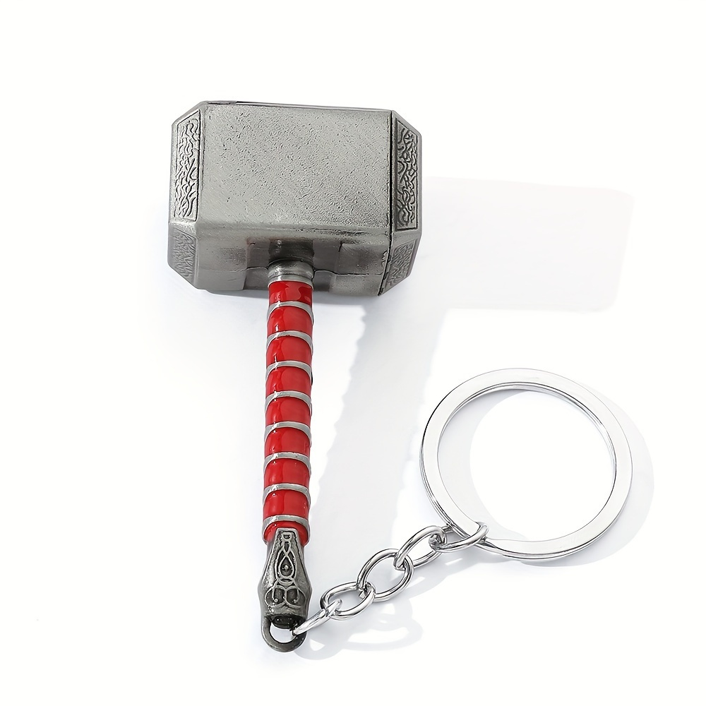 

Hammer Shaped Keychain, Trendy Sports Themed Accessory, Floating Rectangle Keyring With , Athletic Fan Memorabilia