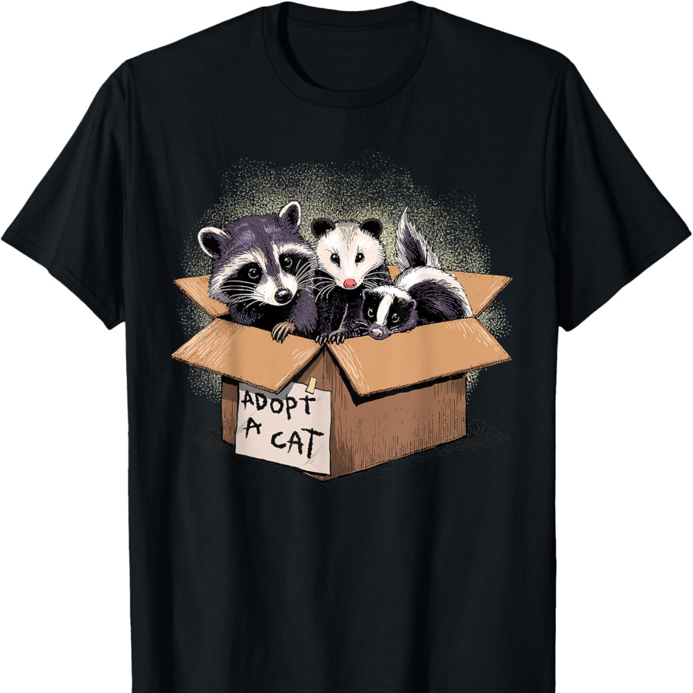 

A Cat Shirt Opossum Skunk