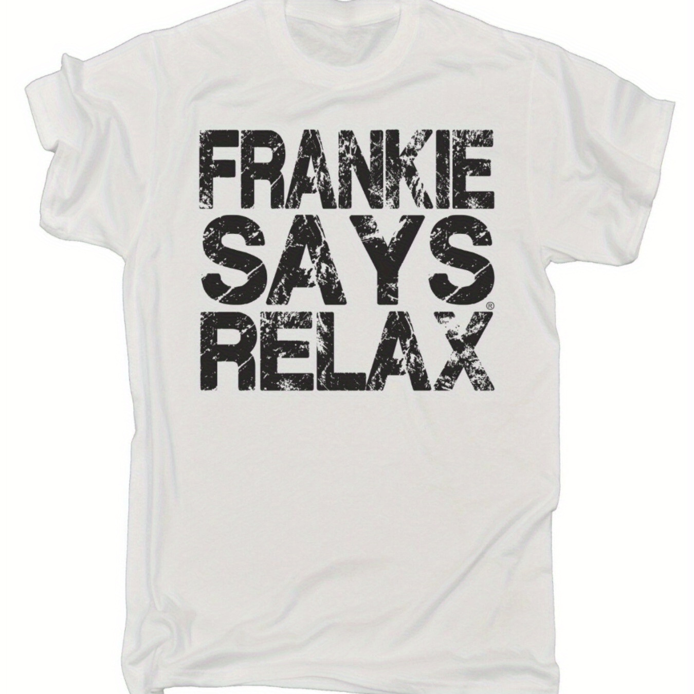 

Says Relax Fake Old Men's T-shirt Christmas Vintage Makeup 80s