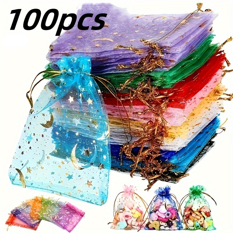 

100pcs & Drawstring - For Jewelry, , | For Weddings, 's, Christmas, Day, Eid &