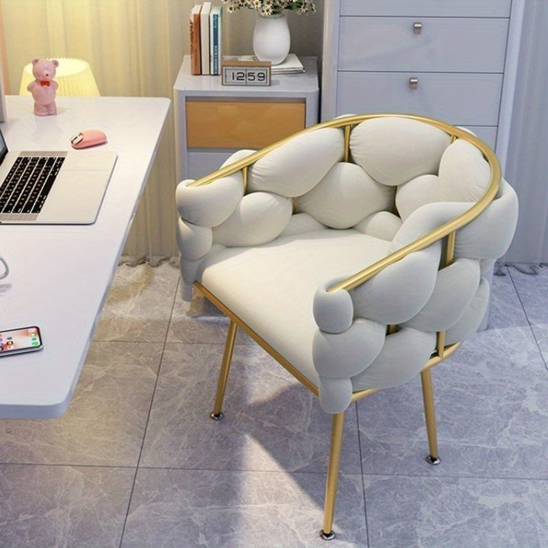 Image of Bedroom Dressing Chair Luxury Backrest Chair Single Leisure Sofa Chair Leisure Chair Office Chair