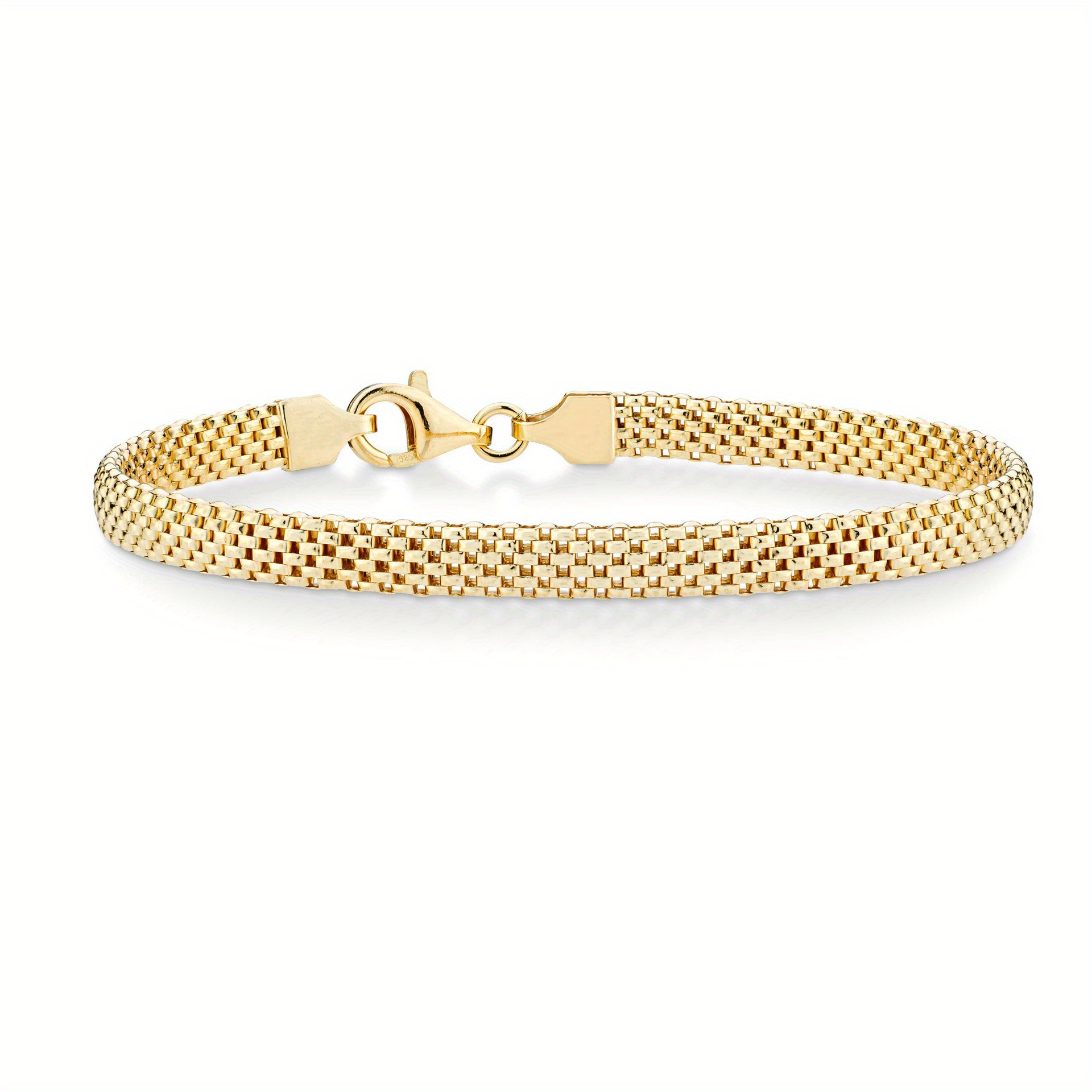 

1pcs Popular Stainless Steel Flat Mesh Chain Bracelet Female Non-fading Mesh Jewelry