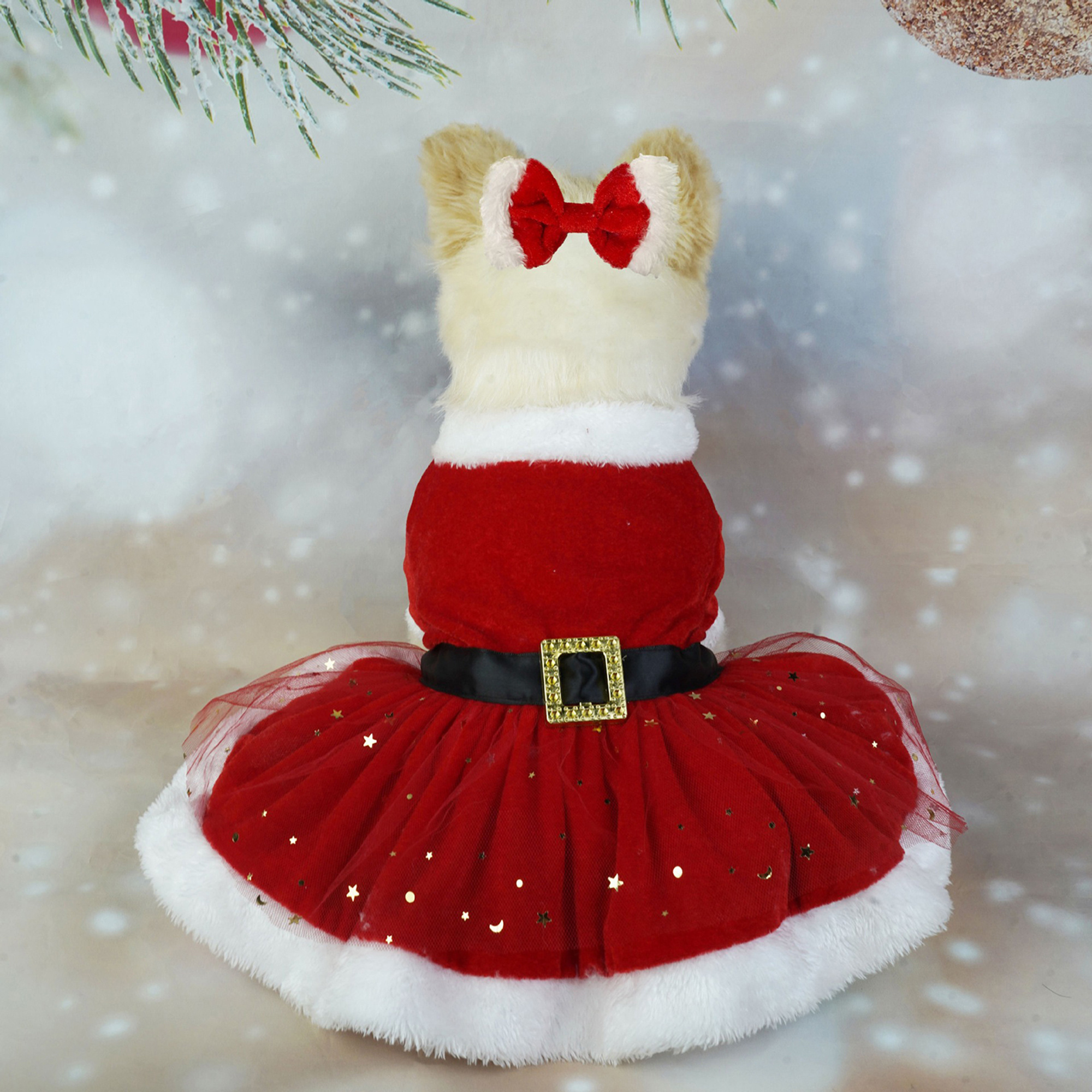 pet holiday dress Funny Christmas Dog Dress main image 0
