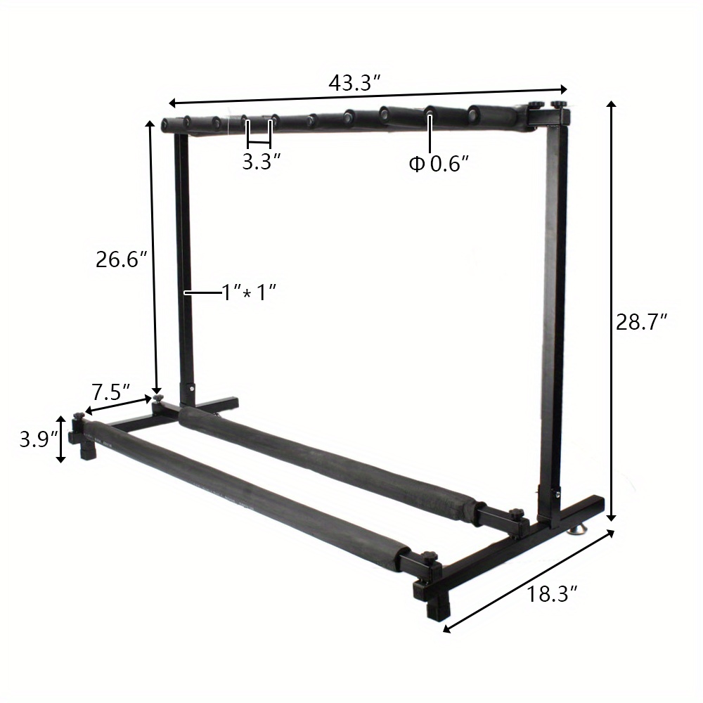 TEMU - : Accommodates Multiple Guitars And Basses With Ease