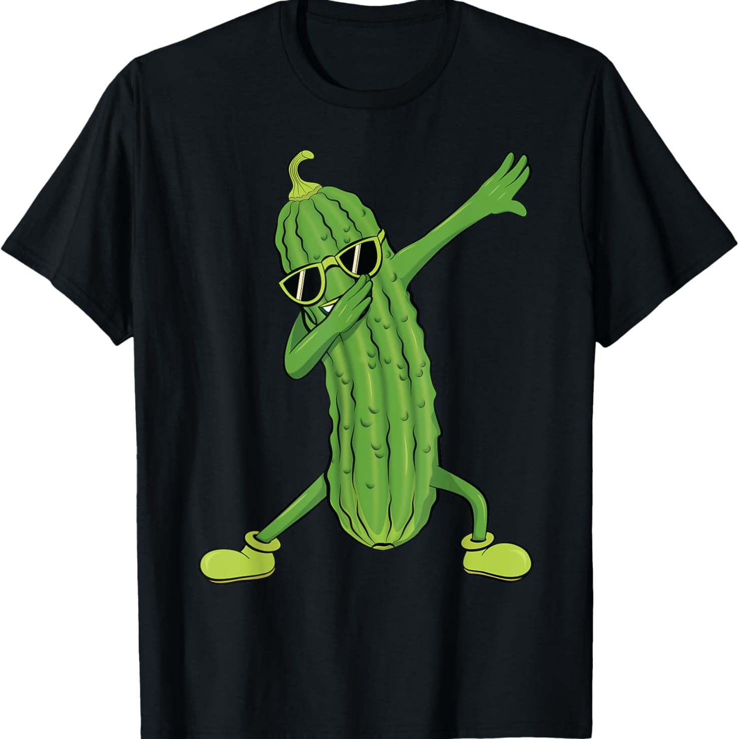 

Dabbing Pickle Dancing Lover Funny Shirt Gifts T-shirt Cotton Diymen's Soft Breathable Comfortable Casual Sports Halloween And Christmas Gifts