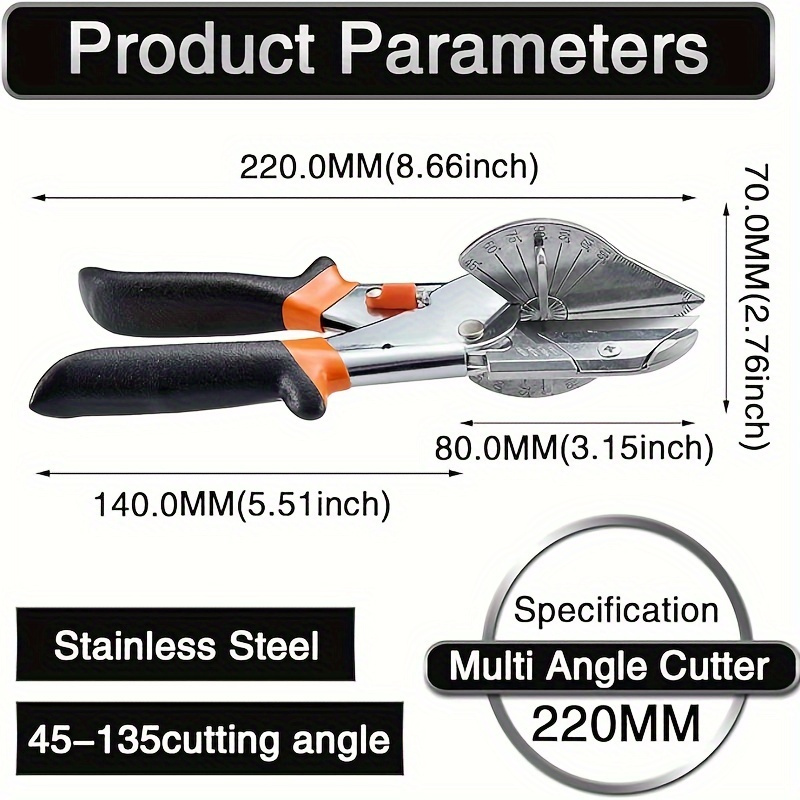  45 135 tool 10 blades for plastic pvc details 2