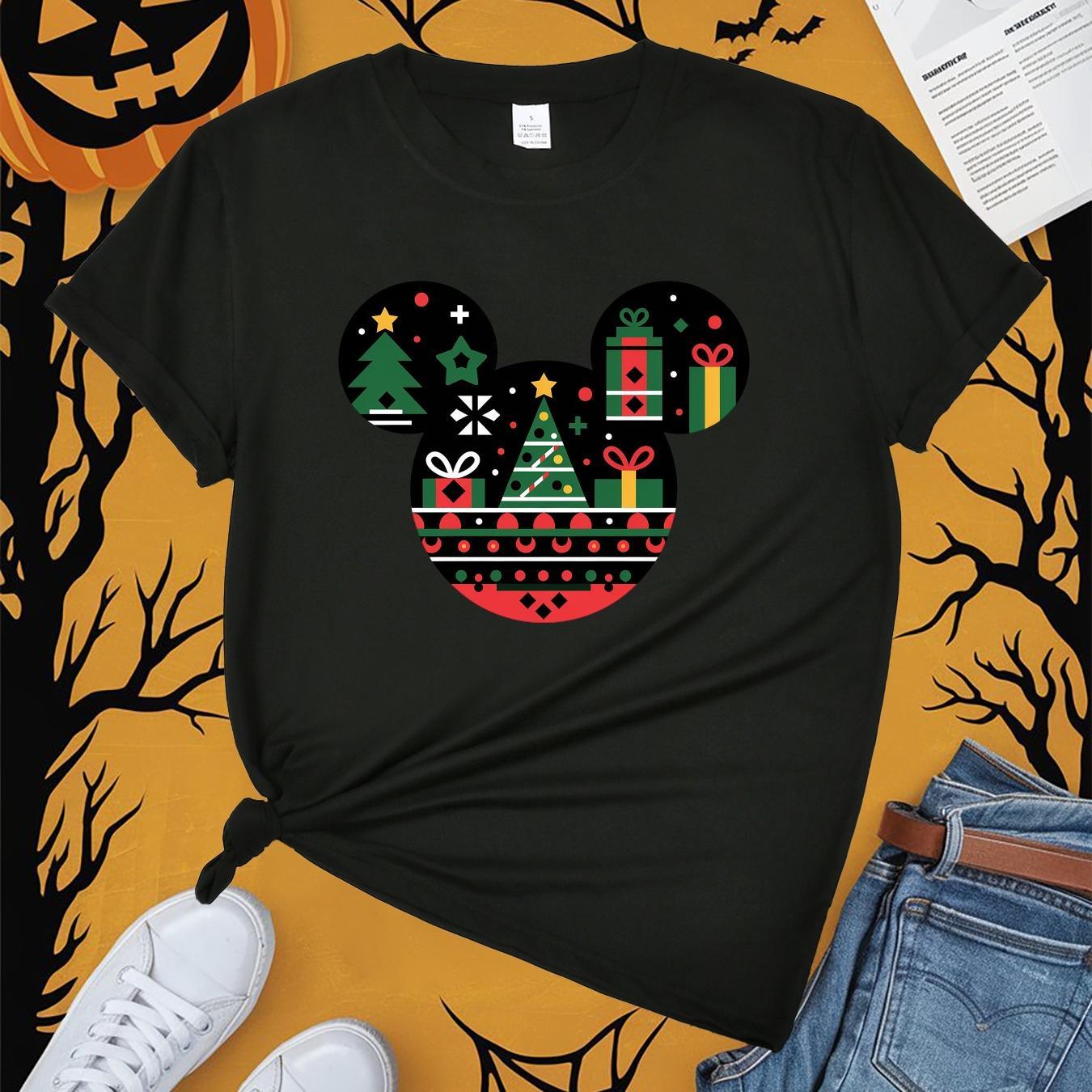 

Women's Christmas Graphic Tee - & Polyester- , , - In Multiple , - For & Summer