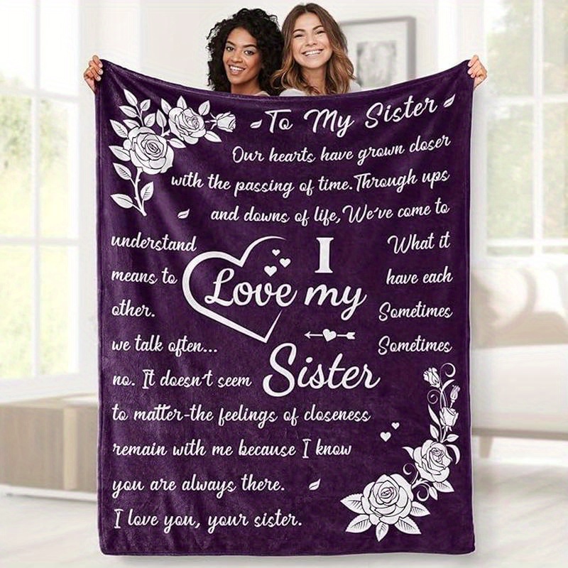 

Sister Blankets, Sister Birthday Gifts, Best Friend Birthday Gifts, Gifts For Christmas, Valentine's Day