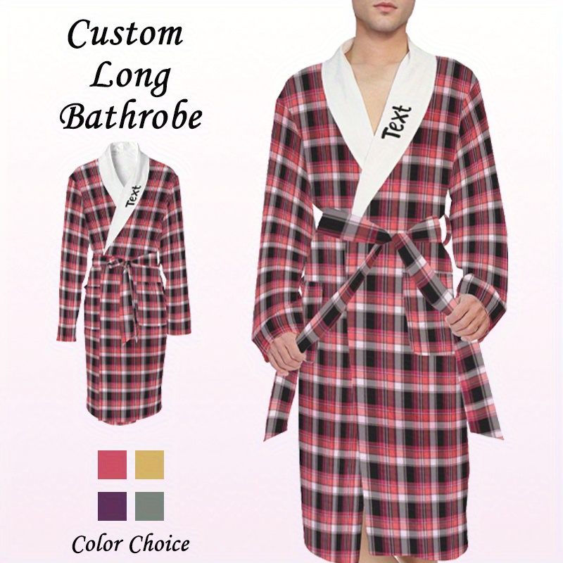 

Customizable Bathrobe Set For - Long Sleeve, , Summer & Lapel