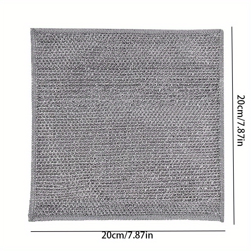 a cleaning cloth made of silvery wire for kitchen stoves steel wire dishwashing cloth   oil   removing and dirt removing   to   wire and silvery wire cleaning cloth details 4