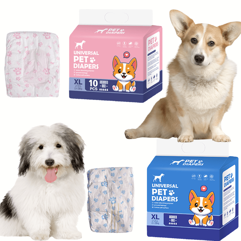 

10pcs Dog Diapers - -, Male & Female