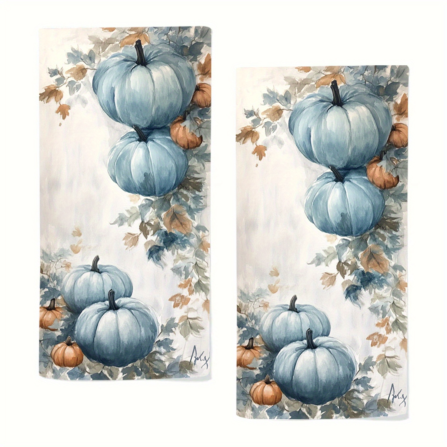 

2pcs Themed Kitchen Towels - Soft, Absorbent & Decorative Dish Cloths For Home Decor
