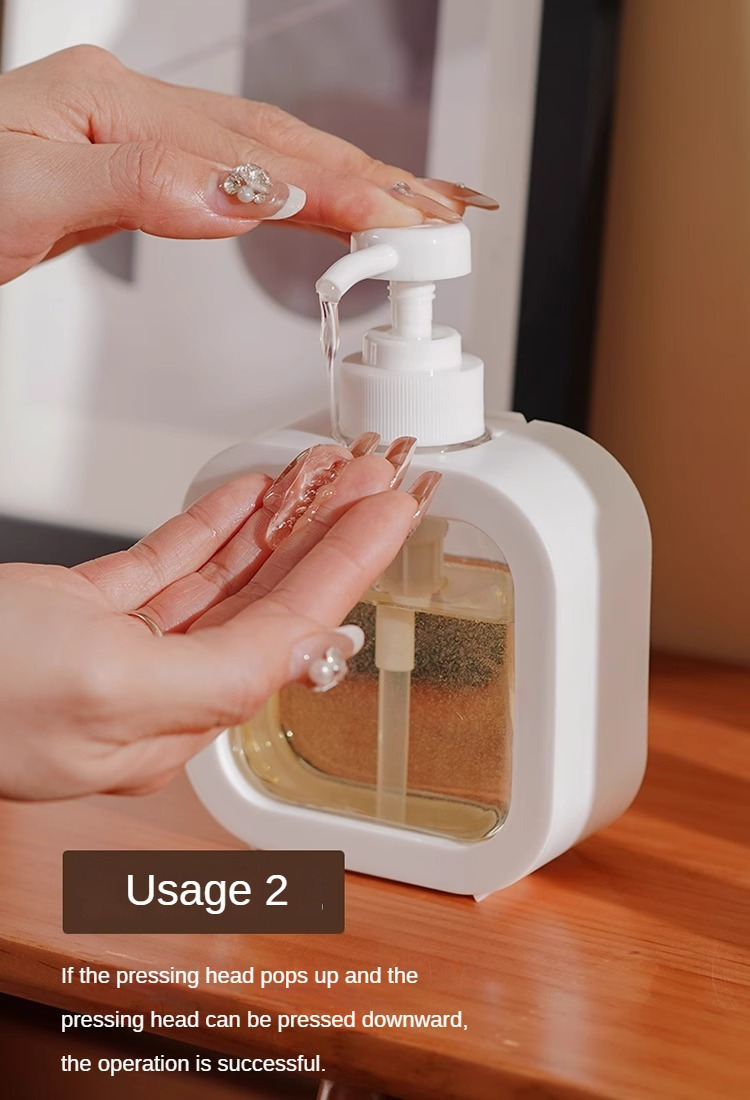 2 pack large capacity plastic squeeze bottles for laundry detergent and lotion unscented hand wash only rectangle shape dispenser details 4