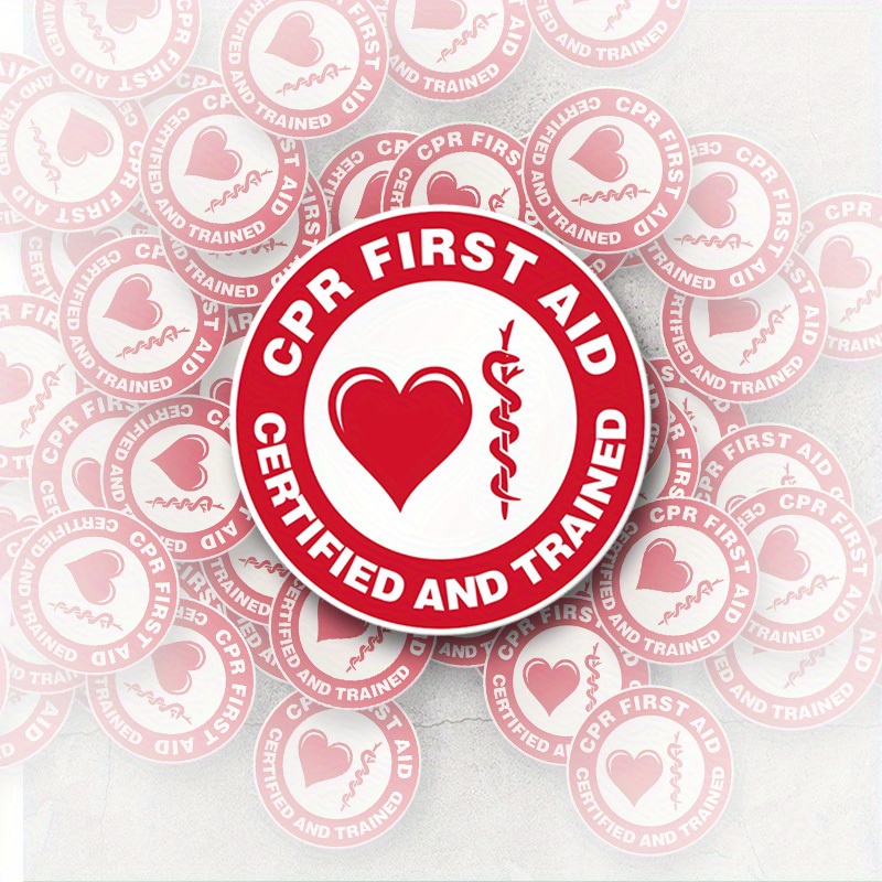 Training Stickers For Certified First Aid Hard Hat Decal Sticker – EMT ...