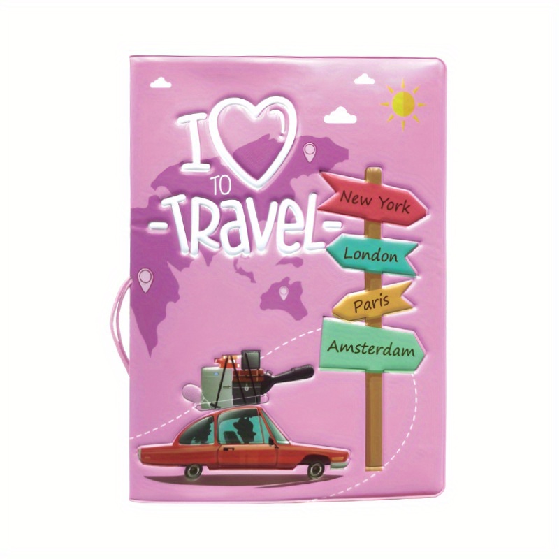 Passport Holder Case Travel Document Holder Women Id Card Wallet