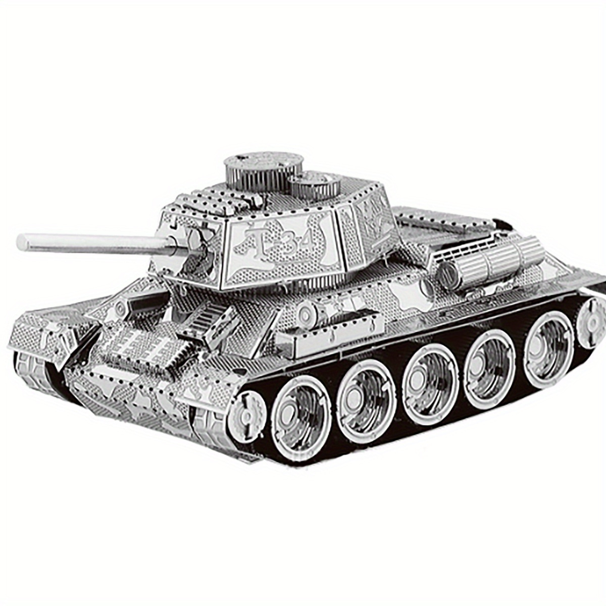 

T34 3d Metal Puzzle Kit - Diy Laser-cut Jigsaw Model, Home Decor, Thanksgiving