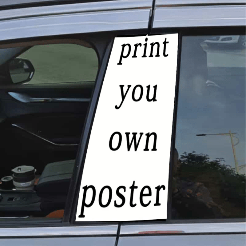 

2pcs Car B-pillar Decals - , Cartoon & Designs - Semi-matte , Front Placement For Plastic