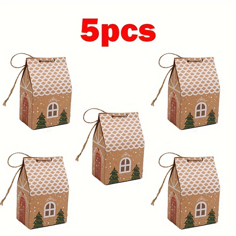 

5/12/48pcs Christmas , Kraft Box, , Wedding Kraft Box, Christmas Decoration, Box, Christmas Tree Pendant, Christmas