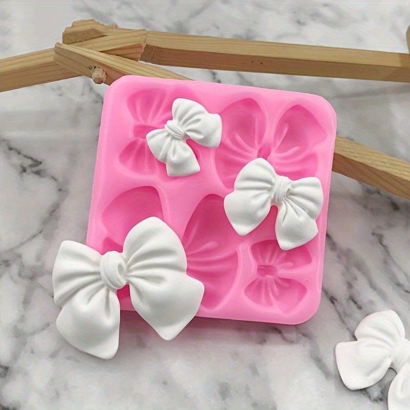 

1pc Bow Silicone Mold For Candle Aromatherapy , Clay Plaster Making